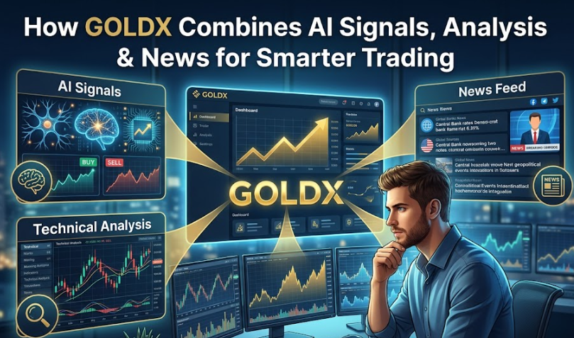 How GOLDX Combines AI Signals, Analysis & News for Smarter Trading