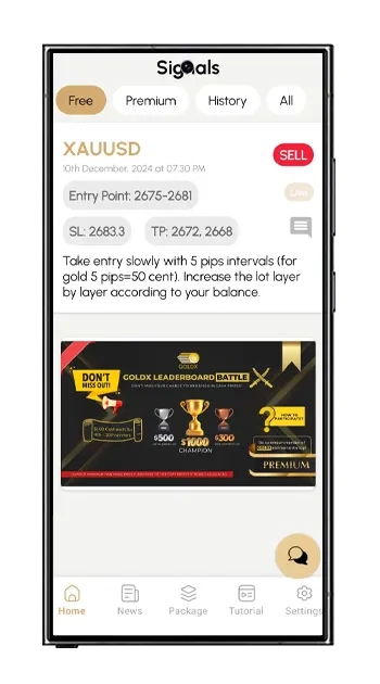 GOLDX trading features