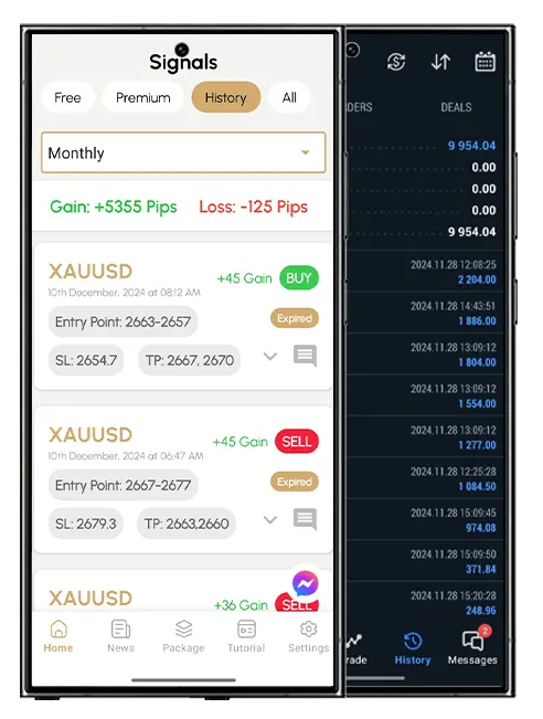 GOLDX app — trading signals and AI trading bot for Gold, Forex, Oil and Crypto